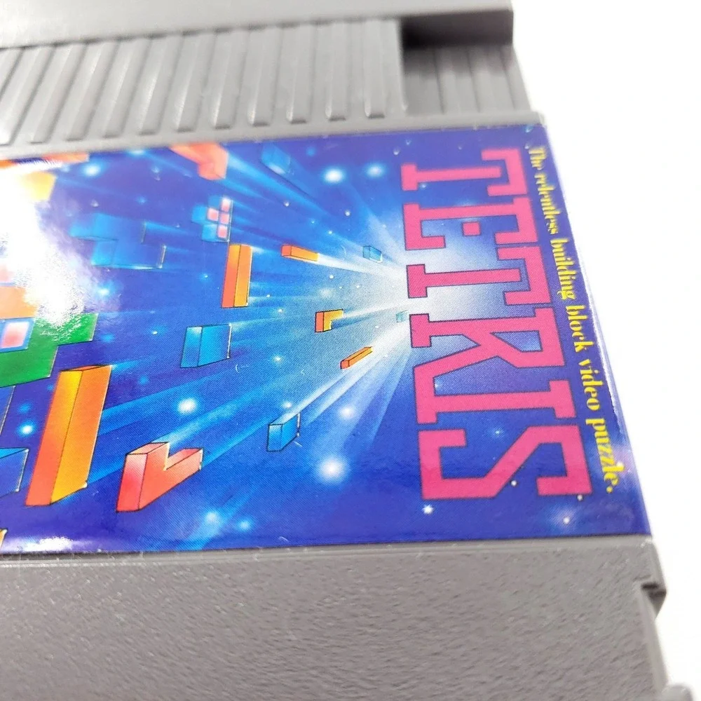 Tetris Nintendo NES Authentic w/ Manual & Case Tested & Works